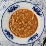 Pasta e fagioli, pâtes au haricots Pasta e fagioli, pâtes au haricots