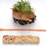 Ris de veau aux épinards, bulots et penne gratinées Ris de veau aux épinards, bulots et penne gratinées