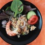Yam wun sen, salade de vermicelles thaï Yam wun sen, salade de vermicelles thaï