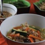 Dak kalguksu – soupe de nouilles au poulet Dak kalguksu – soupe de nouilles au poulet