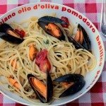 Spaghettis aux moules – spaghetti con le cozze Spaghettis aux moules – spaghetti con le cozze