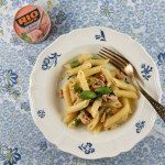 Penne tièdes au thon et au basilic Penne tièdes au thon et au basilic