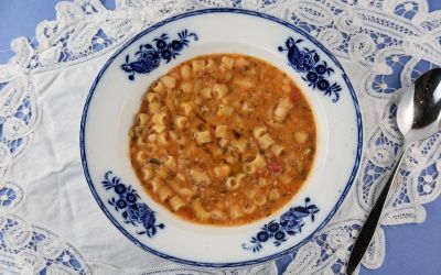 Pasta e fagioli, pâtes au haricots