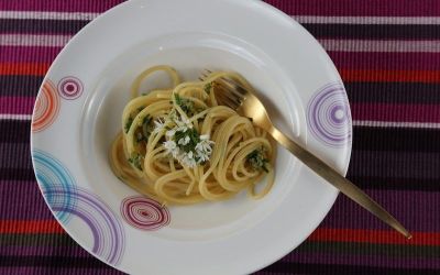 Spaghettis à l’ail des ours
