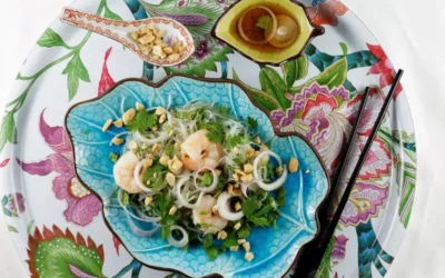 Salade de vermicelles aux crevettes