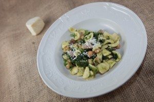 orecchiette rape e ceci