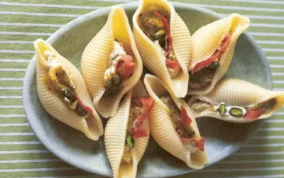 Pâtes farcies au pesto de pistaches