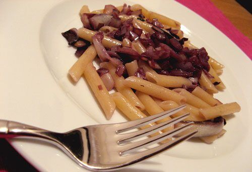 penne au radicchio