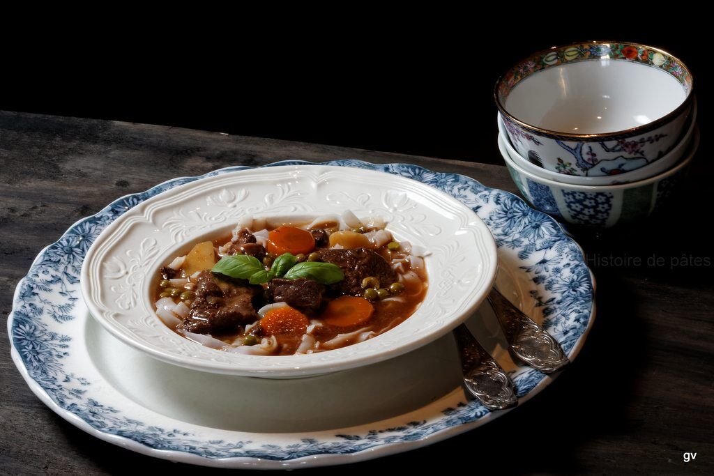pho au boeuf et au vin