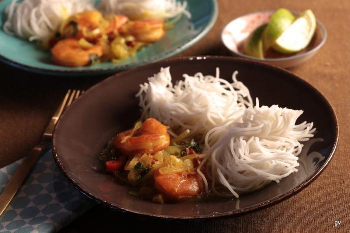 Fabrication de pâtes de riz fraîches