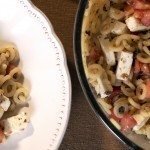 salade d'anelli à la feta et tapenade