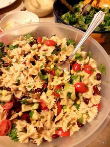 salade de pâtes façon tex-mex