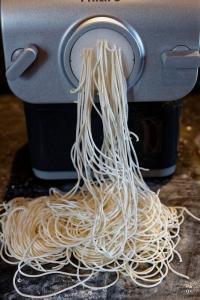 fabrication de nouilles de riz avec le philips pasta maker
