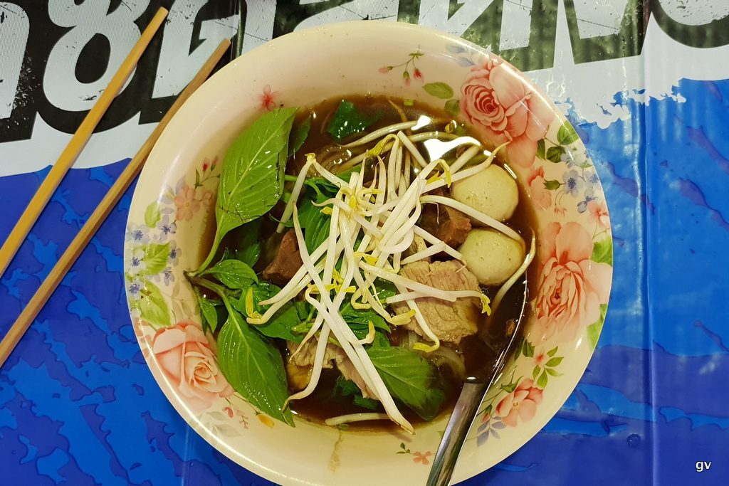 boat noodles à Bangkok