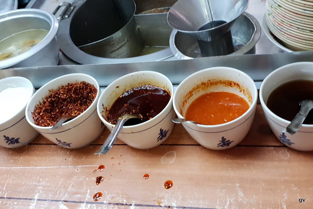 assaisonnements des kuaytiaw