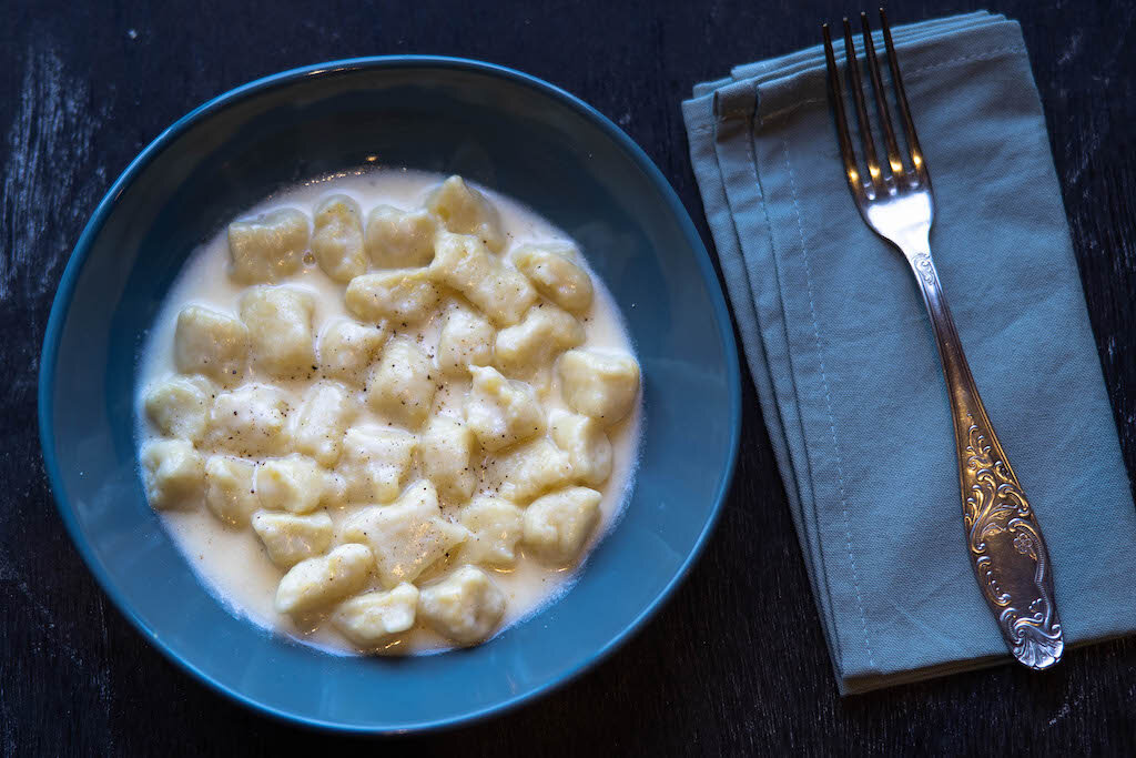 Gnocchi alla bava
