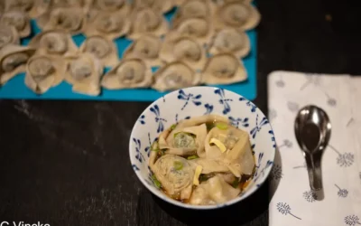 Ji cai wonton