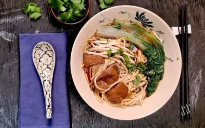 Soupe taïwanaise au bœuf et aux nouilles