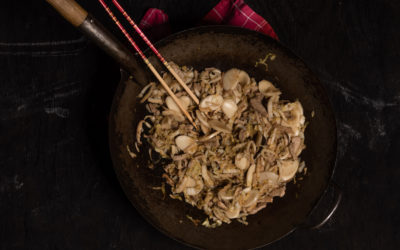 Gâteaux de riz sautés à la façon de Shanghai