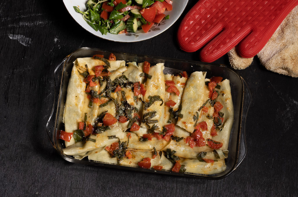 Cannellonis aux bettes et à la ricotta
