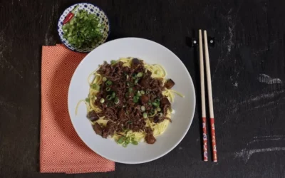 Da lu mian aux aubergines