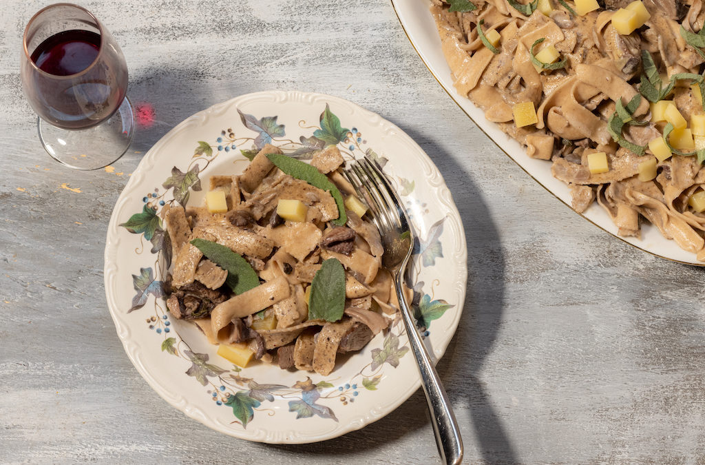 Pizzoccheri aux pigeons