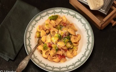 Conchiglie ai cavolini di Bruxelles