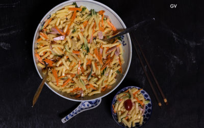 Salade de macaronis japonaise
