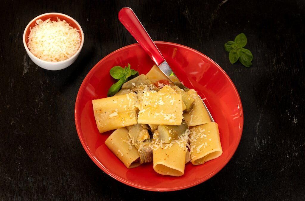 Paccheri aux artichauts