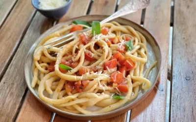 Pici sauce à l’ail