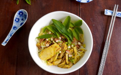 Salade tonkinoise aux nouilles et poulet
