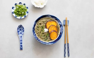 Bouillon de soba à la patate douce