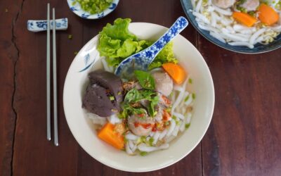 Soupe cambodgienne aux petites nouilles de riz