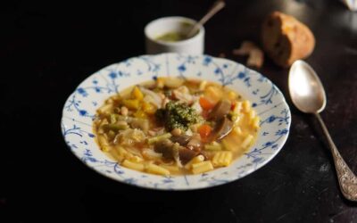 Minestrone genovese : recette de 1880